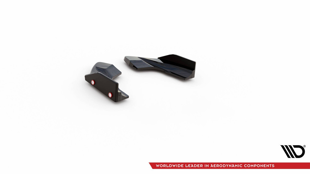 Rear Side Splitters V.2 + Flaps Volkswagen Golf R Hatchback Mk8 Facelift