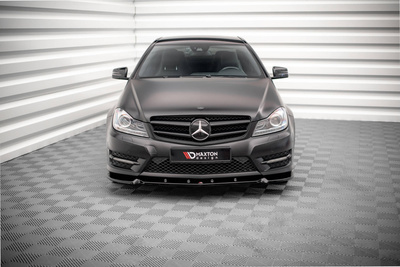 Front Splitter V.1 Mercedes-Benz C Coupe / Sedan / Estate  AMG-Line C204 / W204 Facelift / S204 Facelift