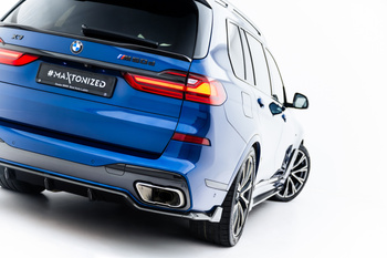 Prepreg Carbon Fiber Rear Diffuser BMW X7 M-Pack G07 / G07 Facelift (version with towbar)