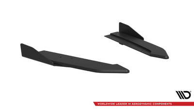 Street Pro Rear Side Splitters + Flaps Audi A7 S-Line C7