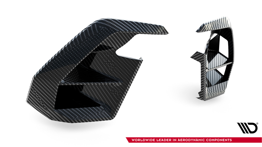 Prepreg Carbon Front Bumper Side Vents BMW X7 M-Pack G07 Facelift