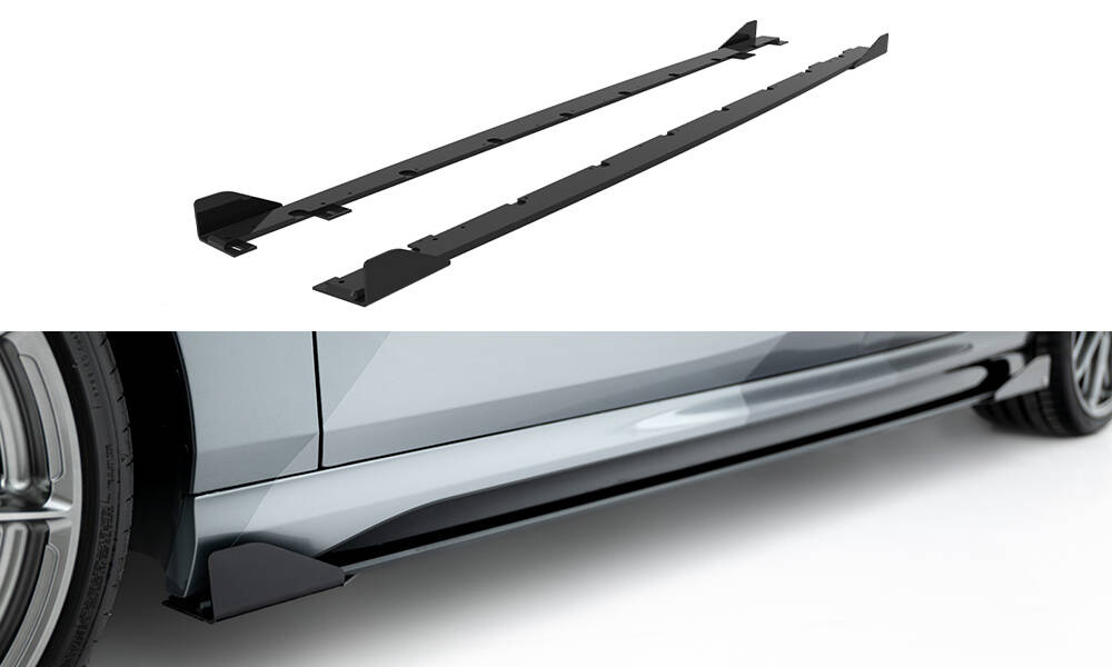 Street Pro Side Skirts Diffusers + Flaps BMW M135i F70