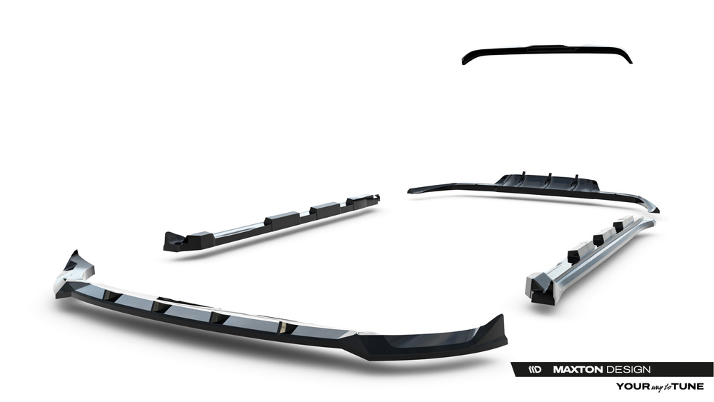Set of Splitters Land Rover Range Rover Velar R-Dynamic Mk1 (The kit is not compatible with a towbar)