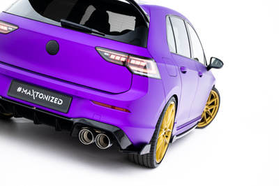 Set of Splitters V.4 Volkswagen Golf R Mk8 Facelift