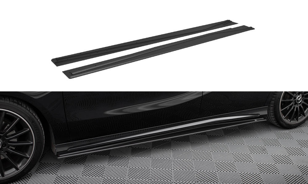 Street Pro Side Skirts Diffusers Mercedes-Benz A AMG-Line W176 Facelift