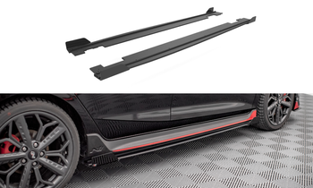 Street Pro Side Skirts Diffusers + Flaps Hyundai I20 N Mk3