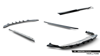 Set of Splitters Tesla Model S Plaid Mk1 Facelift