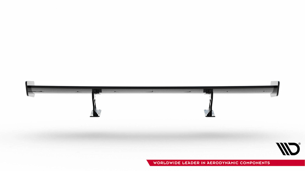 Carbon Spoiler With Internal Brackets Uprights Volkswagen Jetta GLI Mk7
