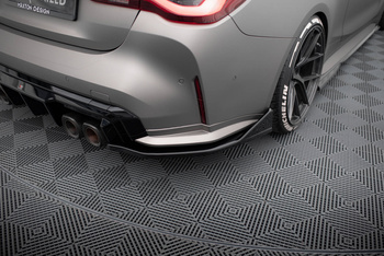 Rear Side Splitters V.5 (For rear valance v.1)  BMW M4 G82 / G82 Facelift