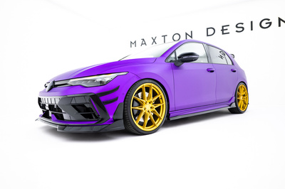 Set of Splitters V.6 Volkswagen Golf R Hatchback Mk8 Facelift