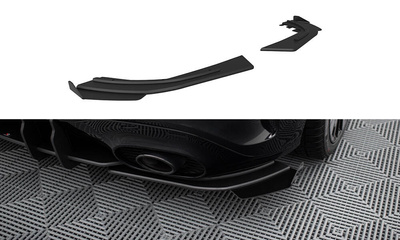 Street Pro Rear Side Splitters + Flaps Mercedes-AMG A35 Hatchback W177