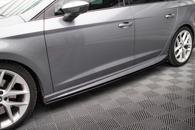 Side Skirts Diffusers V.5 Seat Leon Cupra / FR / Standard Mk3 / Mk3 Facelift