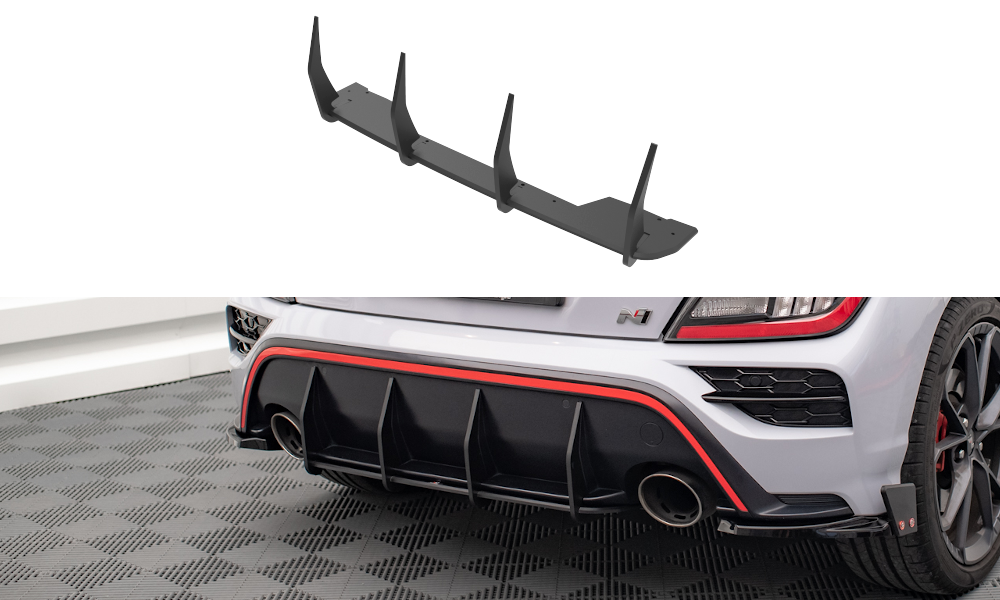 Street Pro Rear Diffuser Hyundai Kona N Mk1