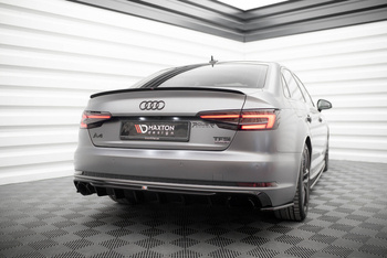 Rear Valance V.1 Audi A4 S-line B9 (Version with single exhaust tips on one side)