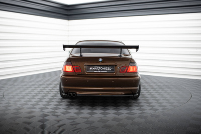 Carbon Spoiler With Internal Brackets Uprights BMW 3 Coupe E46