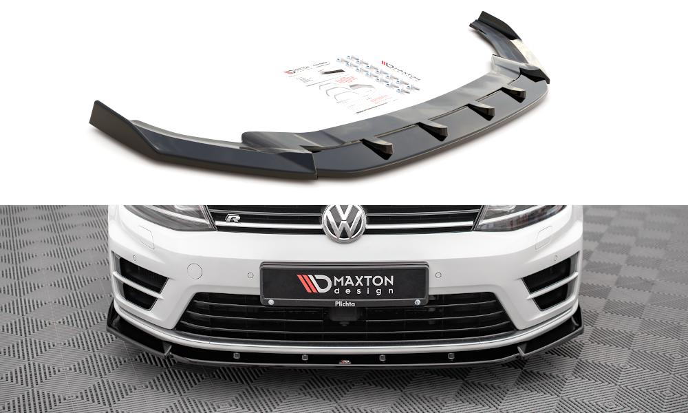 Front Splitter V.4 Volkswagen Golf R / R-Line Mk7