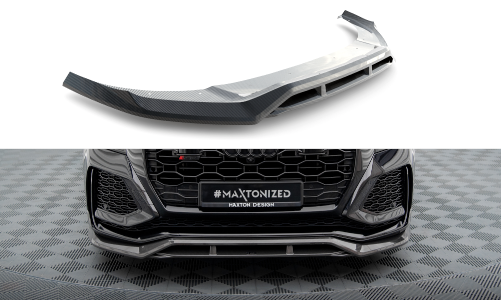 Prepreg Carbon Fiber Front Splitter Audi RSQ8 Mk1