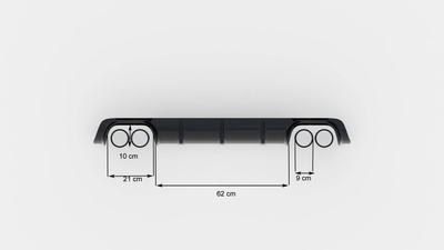 Rear Valance BMW M5  / 5 M-Pack E39