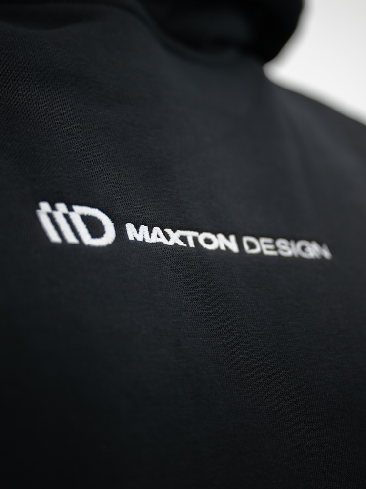 Black Hoodie Maxton Design