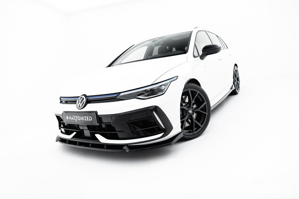 Front Splitter V.3 Volkswagen Golf R Variant Mk8 Facelift