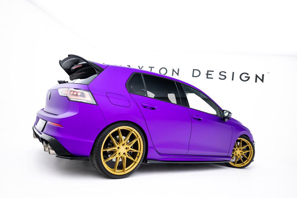 Side Skirts Diffusers V.2 Volkswagen Golf R Hatchback Mk8 Facelift