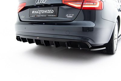 Rear Valance Audi A4 B8 Facelift (Single side dual exhaust version)