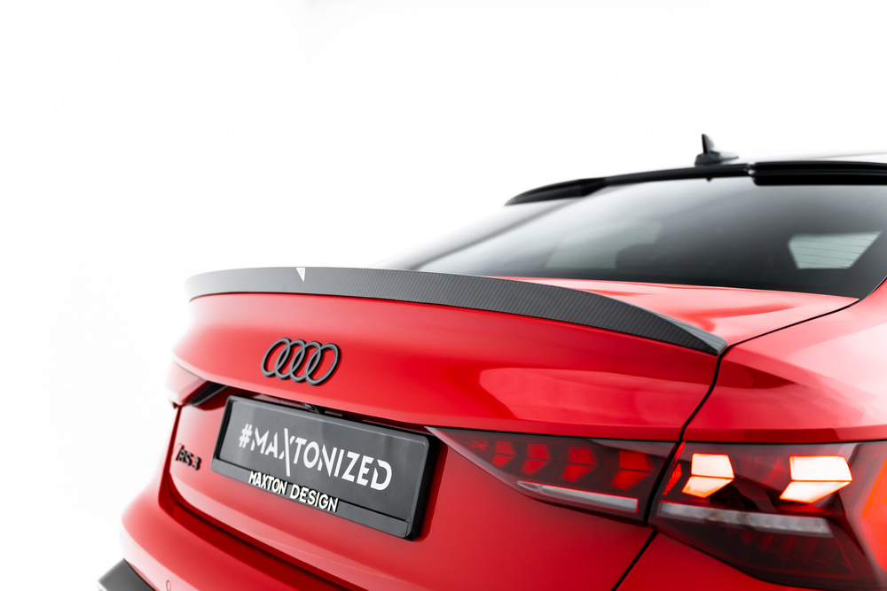 Prepreg Carbon Fiber Tailgate Spoiler V.2 Audi RS3 / S3 / A3 S-Line / A3 Sedan 8Y Facelift