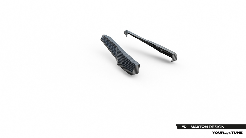 Prepreg Carbon Fiber Rear Side Splitters Audi RSQ8 Mk1