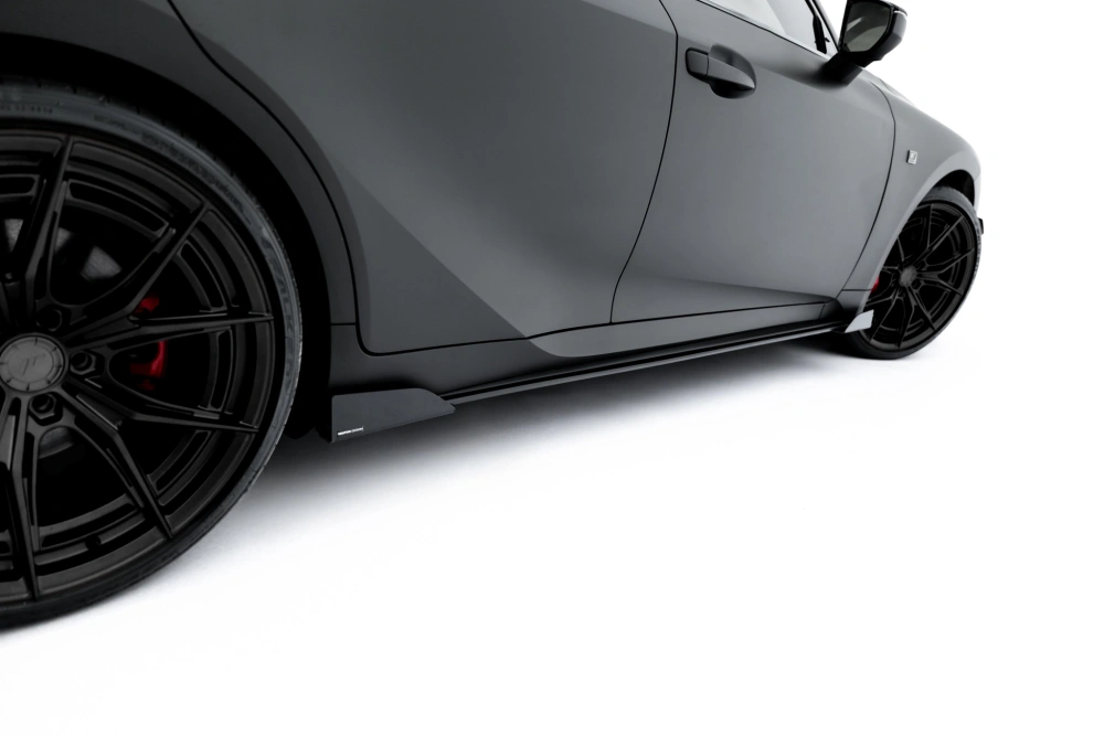 Street Pro Side Skirts Diffusers + Flaps Lexus IS 500 Mk3 Facelift 2 (XE30)