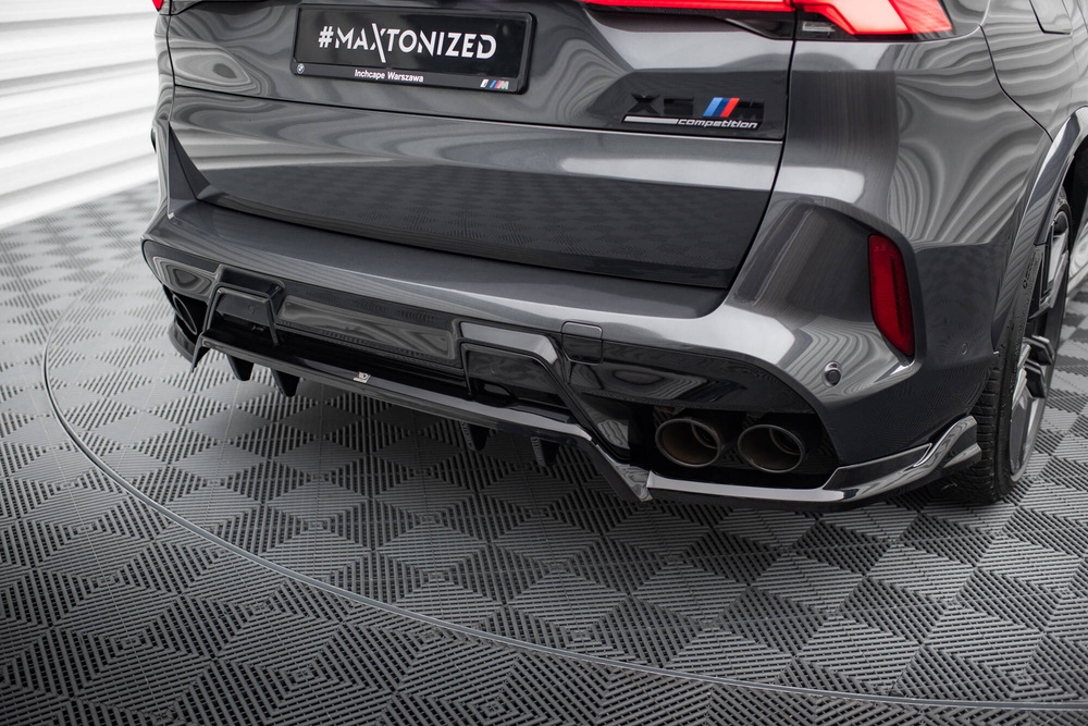 Rear Splitter (with vertical bars) BMW X5 M F95 / F95 Facelift 