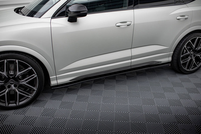 Side Skirts Diffusers V.2 Audi Q3 S-Line / RSQ3 Sportback / SUV F3