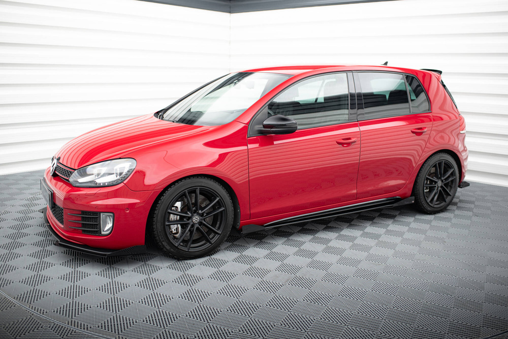 Street Pro Side Skirts Diffusers + Flaps Volkswagen Golf GTI Mk6