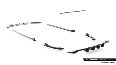 Set of Splitters Volkswagen Golf R Variant Mk8 Facelift