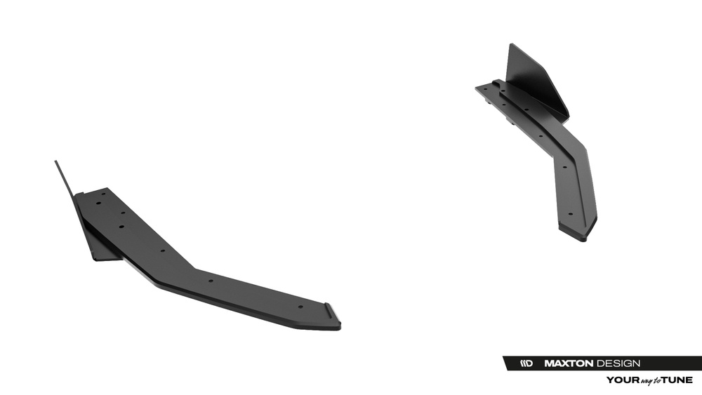 Street Pro Rear Side Splitters + Flaps Lexus IS 500 Mk3 Facelift 2 (XE30)