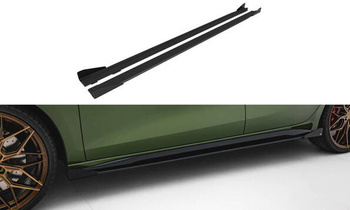 Street Pro Side Skirts Diffusers + Flaps Audi S3 Sportback / A3 S-line Sportback 8Y Facelift