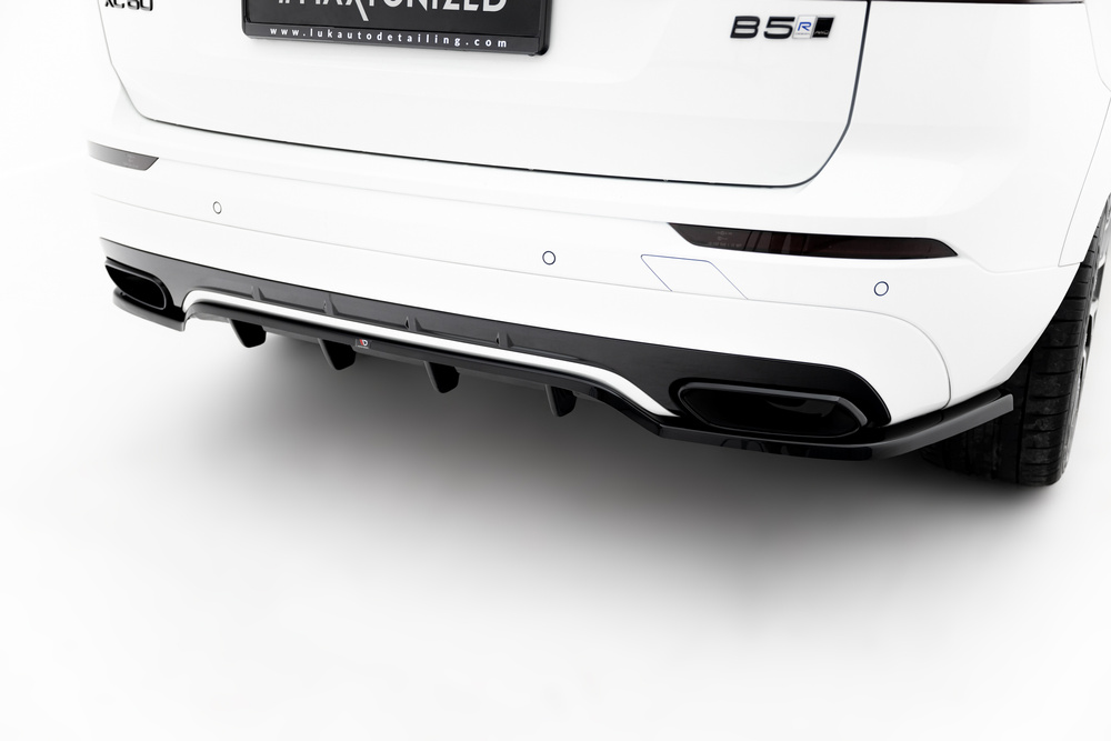 Rear Splitter (with vertical bars) Volvo XC60 Mk2 R-Design