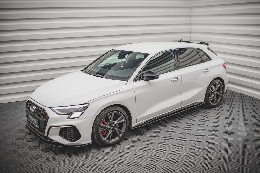 Street Pro Side Skirts Diffusers Audi S3 / A3 S-Line 8Y / 8Y Facelift