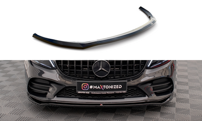 Front Splitter V.1 Mercedes-Benz C AMG Line Sedan / Coupe / Estate W205 / C205 / S205 Facelift