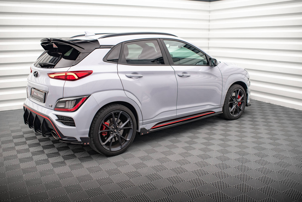 Side Skirts Diffusers V.1 + Flaps Hyundai Kona N Mk1