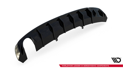 Rear Valance V.1 Audi A4 S-line B9 (Version with single exhaust tips on one side)