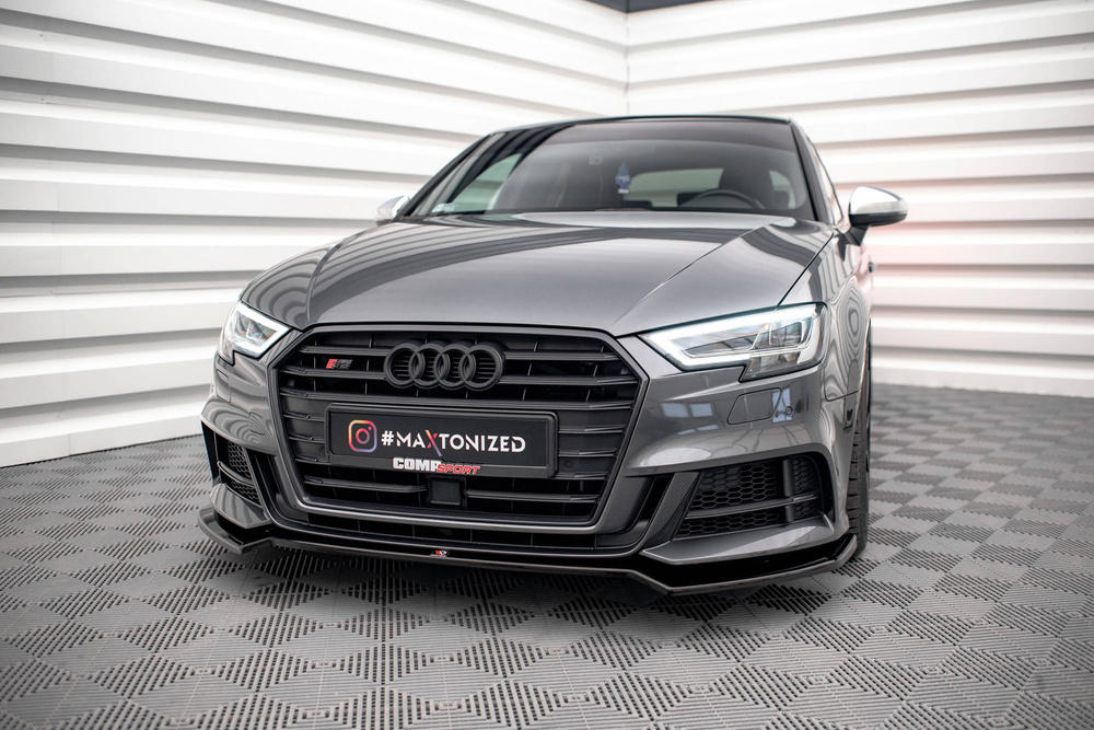 Front Splitter V.2 Audi S3 / A3 S-Line Sportback 8V Facelift