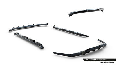 Set of Splitters Land Rover Range Rover Velar R-Dynamic Mk1 (The kit is not compatible with a towbar)