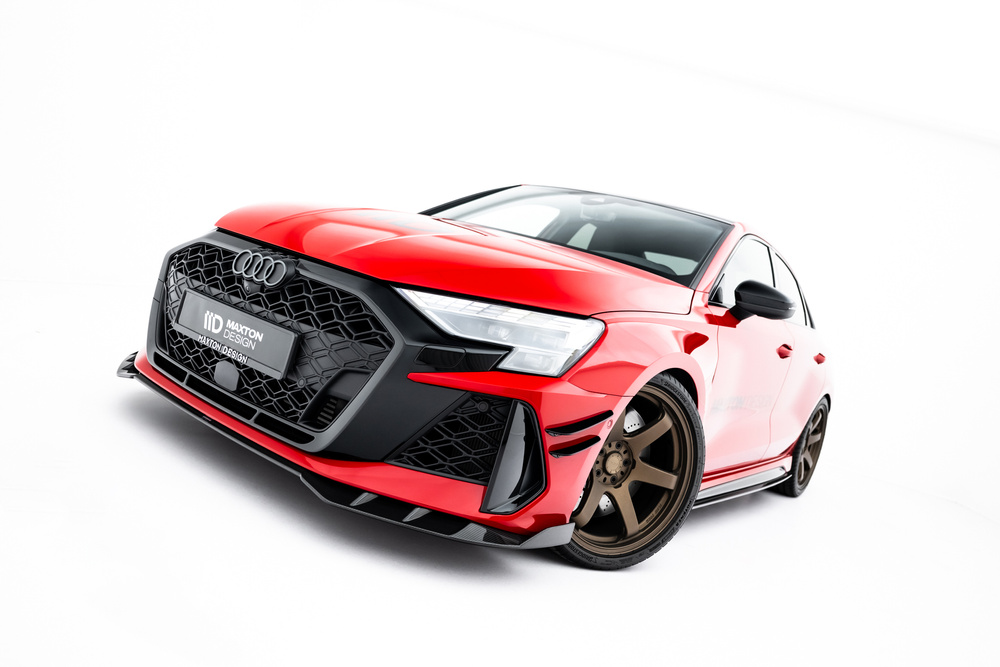 Set of Prepreg Carbon Splitters Audi RS3 Sedan 8Y Facelift