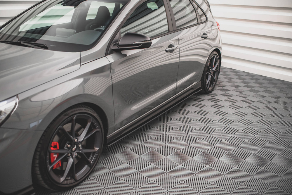 Street Pro Side Skirts Diffusers V.2 Hyundai I30 N / N-Line Hatchback / Fastback Mk3 / Mk3 Facelift
