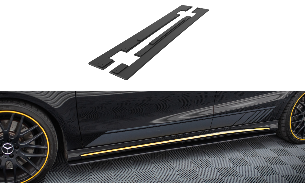 Street Pro Side Skirts Diffusers Mercedes-AMG CLA 45 C117 Facelift