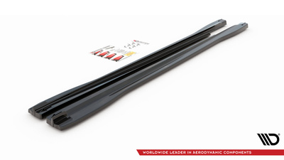 Side Skirts Diffusers V.2 Audi Q3 S-Line / RSQ3 Sportback / SUV F3