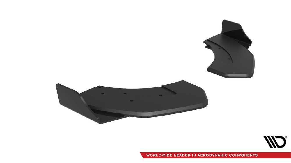 Street Pro Rear Side Splitters + Flaps Hyundai Veloster N Mk2