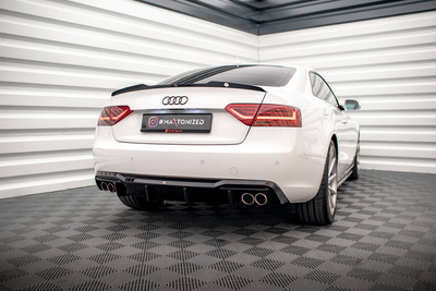 Rear Valance Audi A5 Coupe 8T Facelift (Version with dual exhausts on both sides)