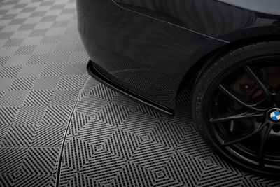 Rear Side Splitters  BMW 5 M-Pack Sedan /Touring  F10/F11 (fits two single exhaust ends)