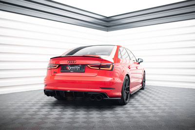 Rear Side Splitters Audi S3 Sedan 8V